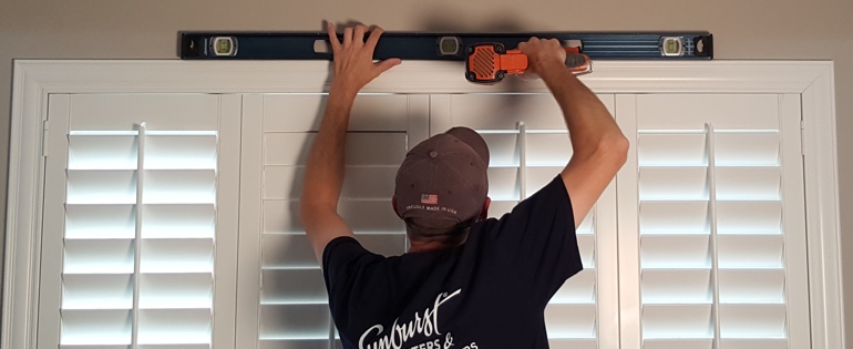 Dallas shutter installer window measuring